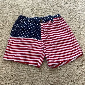 Chubbies American flag shorts (size small)